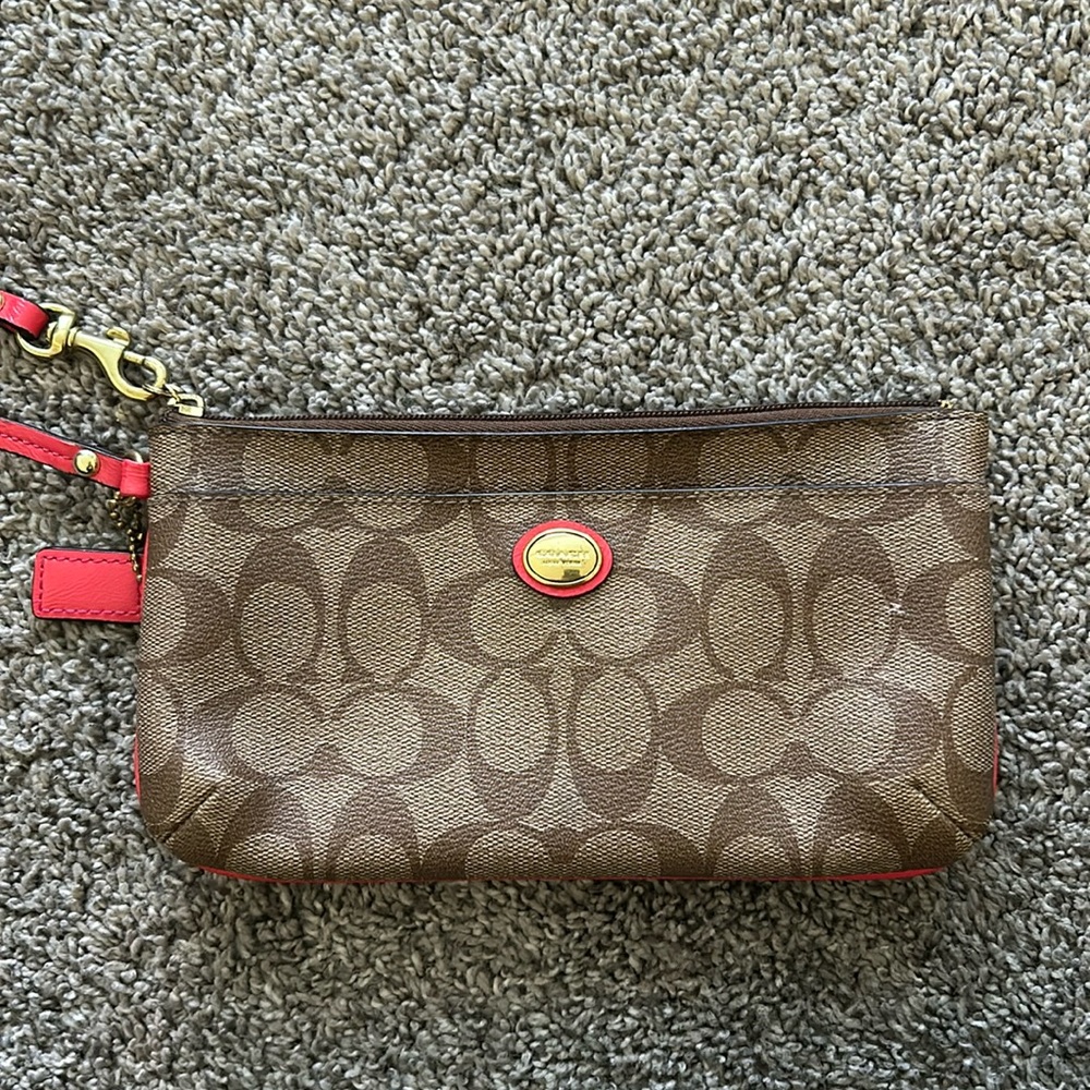 Coach Clutch Wristlet